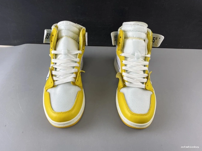 Yellow-Cone AQ0818-149 Jordan Powder Dark Air x NRG White 1 Off-White 0720